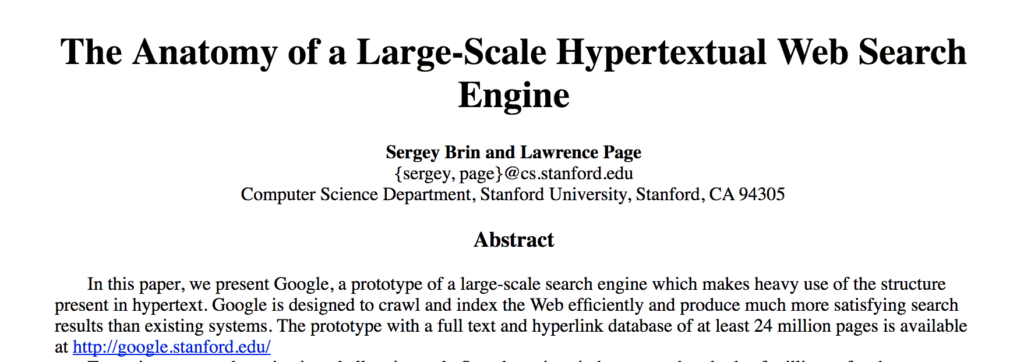 large scale hypertextual web search engine